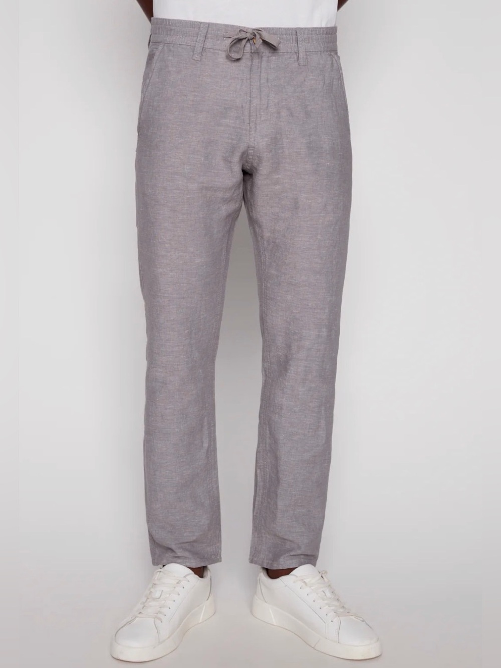 Projek Raw Men's Lightweight Gray Linen Pants